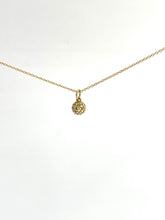 Little  18k diamond disco ball necklace - abigailheche